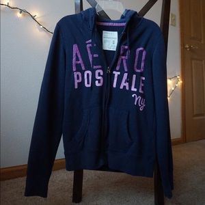 Aeropostale Hooded ZIP-Up Sweater